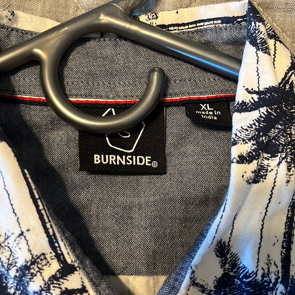 Burnside Palm Tree Short Sleeve Button Down - image 2